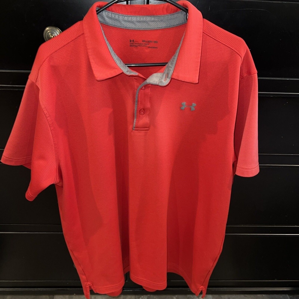 Under Armour Red Polo Shirt